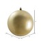 Vickerman 6" Champagne Candy Ball UV Drilled 4/Bag - N591538DCV